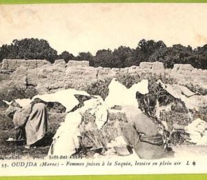 af3592- JUDAICA vintage postcard: MAROCCO - Oudjda