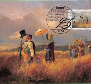 ag7246 - GERMANY -  MAXIMUM CARD  - 13.08.1985 -  Carl Spitzweg, ART