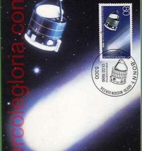 ag7248 - GERMANY -  MAXIMUM CARD  - 13.02.1986 - SPACE