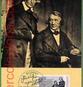 ag7233 - GERMANY -  MAXIMUM CARD  - 1985 - Brothers Grimm , Famous People