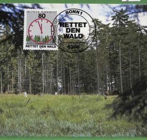 ag7236 - GERMANY -  MAXIMUM CARD  - 1985 - Protect the forest