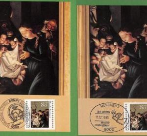 ag7291 - GERMANY -  SET OF 2 PIECES MAXIMUM CARD - 12.11.1985 - ART