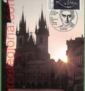 ag7283 - GERMANY -  MAXIMUM CARD  -  05.05.1983 - Architecture KAFKA