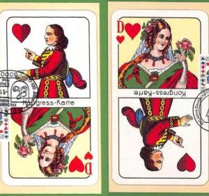 ag7299 - GERMANY - Set of 2 pieces MAXIMUM CARD -  1986 PLAYING CARDS