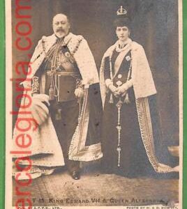 ah0909 - VINTAGE POSTCARD - 1902 - Brittish ROYALTY