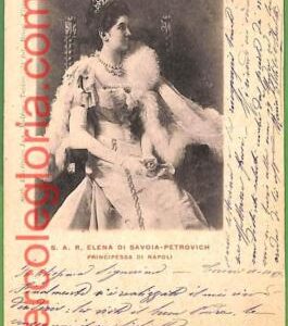ah0921 - VINTAGE POSTCARD - Elena di Savoia-Petrovich - ROYALTY Reali Italy