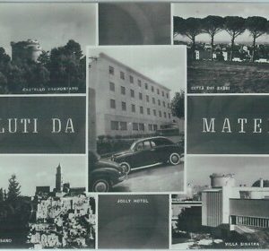 85951 - CARTOLINA d'Epoca - MATERA  città -  JOLLY HOTEL  1955