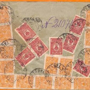 99640 - RUSSIA - Postal History - MIXED Franking on COVER  to GERMANY  1922