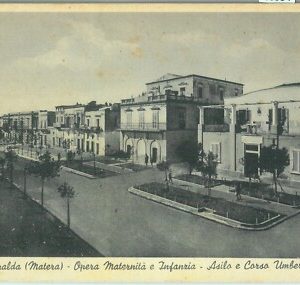 85954 - CARTOLINA d'Epoca - MATERA  provincia -  BERNALDA Asilo