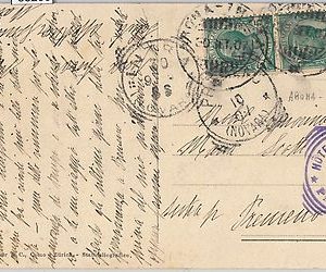 53260 - REGNO- Storia Postale: CARTOLINA con annullo NATANTE: ARONA / INTRA 1907
