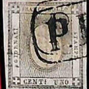 94708h - ANTICHI STATI: Sardegna -  Sassone 18  - USATO annullo PD in CARTELLA