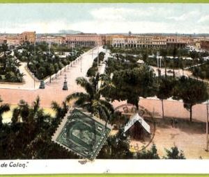 af2327 - HABANA - Vintage Postcard - "Parque de Colon" - 1900's