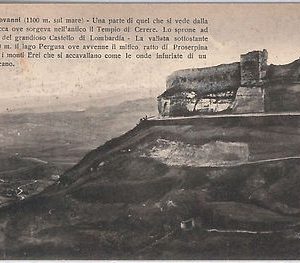 44062  CARTOLINA d'Epoca - ENNA - Castrogiovanni: PANORAMA