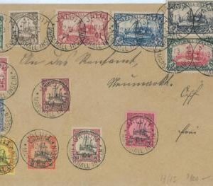 P0354 - GERMANY Marshall Islands - POSTAL HISTORY - Mi # 13/25 on COVER
