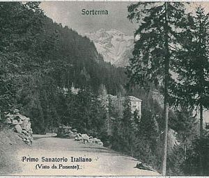 CARTOLINA d'Epoca SONDRIO - Sondalov : Sanatorio 1917