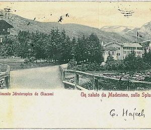 CARTOLINA d'Epoca SONDRIO - Madesimo sullo Spluga  1904