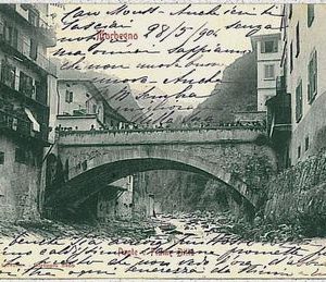 CARTOLINA d'Epoca SONDRIO - Morbegno  PONTE 1904