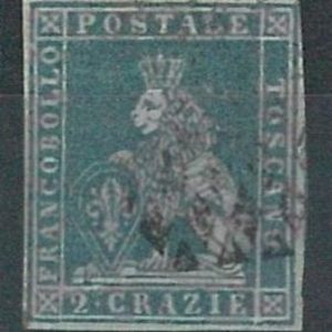 66142 - ANTICHI STATI -  TOSCANA : Sassone 5a  USATO - BELLO!