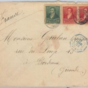 65380 - ARGENTINA - Postal History -  COVER  to  FRANCE 1 893