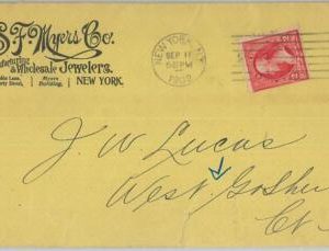 74486 - USA - POSTAL HISTORY - ADVERTISING  COVER 1902 Jewellery MYERS