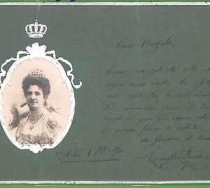 ah1129 - VINTAGE POSTCARD  - 1900 -  ROYALTY, Embossed  Reali ITALY Italia