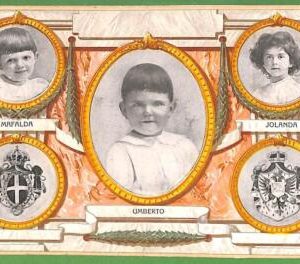 ah1181 - VINTAGE POSTCARD - Umberto, Jolanda, Mafalda -  ROYALTY  Reali ITALY It