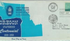 84342 - USA - POSTAL HISTORY -  Cachet FDC Cover 1959 : OREGON STATE