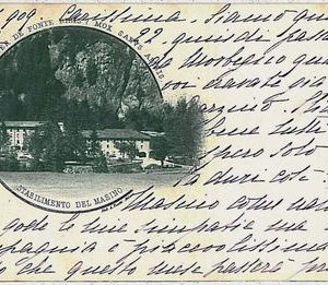 35917   CARTOLINA d'Epoca SONDRIO - Masino  1909