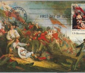 63941   - USA - POSTAL HISTORY: FDC  MAXIMUM CARD 1975 -  HISTORY Bunker Hil