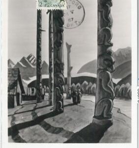 63873 -  CANADA - POSTAL HISTORY: MAXIMUM CARD 1967 -   ARCHITECTURE Totem Poles