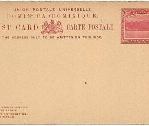 15290 - DOMINICA - Postal History -  POSTAL STATIONERY Double CARD One Penny