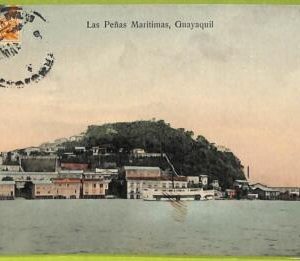 af2362 - ECUADOR - Vintage Postcard - Guayaquil - Las Penas Maritimas - 1908