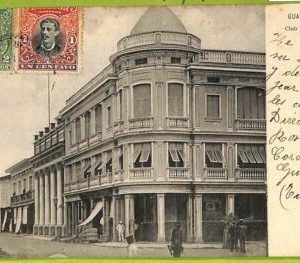 af2360 - ECUADOR - Vintage Postcard - Guayaquil - Club Aleman - 1905