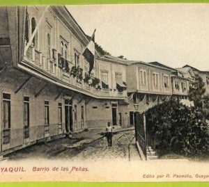 af2380 - ECUADOR - Vintage Postcard -  Guayaquil - Barrio de las Penas