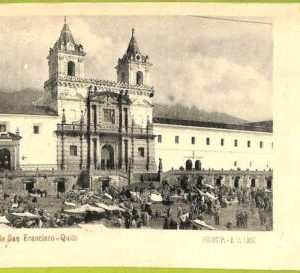 af2415 - ECUADOR - Vintage Postcard -  Quito - Templo de San Francisco