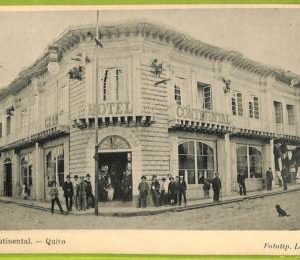 af2417 - ECUADOR - Vintage Postcard -  Quito - Hotel Continental - Text