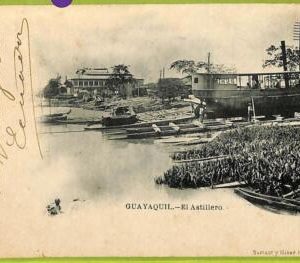 af2398 - ECUADOR - Vintage Postcard -  Guayaquil - El Astillero - 1902
