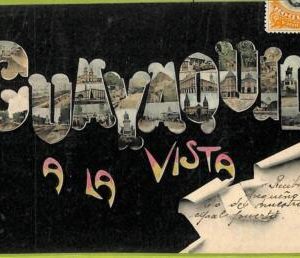 af2392 - ECUADOR - Vintage Postcard -  Guayaquil - 1907