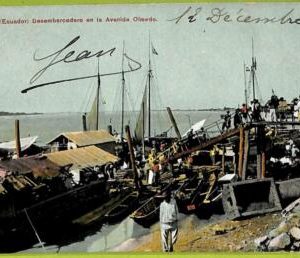 af2408 - ECUADOR - Vintage Postcard -  Guayaquil - 1908 - Text