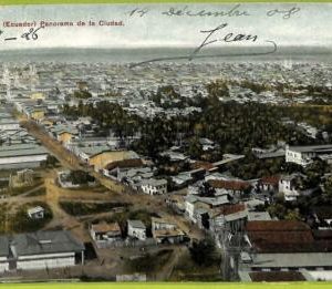 af2390 - ECUADOR - Vintage Postcard -  Guayaquil - 1908 - Text