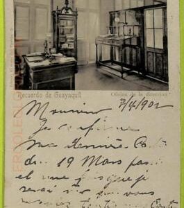 af2407 - ECUADOR - Vintage Postcard -  Guayaquil - 1902