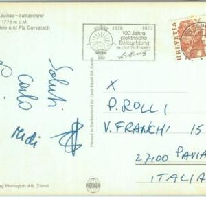 86632 - SWITZERLAND - POSTAL HISTORY - Postmark on postcard 1978  ELECTRICITY