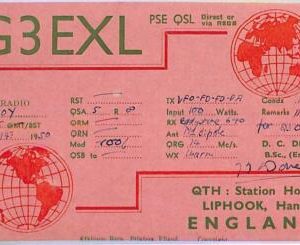 ad9115 - GREAT BRITAIN - RADIO FREQUENCY CARD - England - 1950