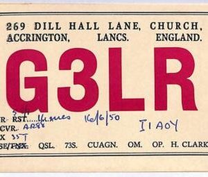 ad9160 - GREAT BRITAIN - RADIO FREQUENCY CARD - England - 1950