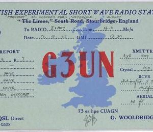 ad9163 - GREAT BRITAIN - RADIO FREQUENCY CARD - England - 1947