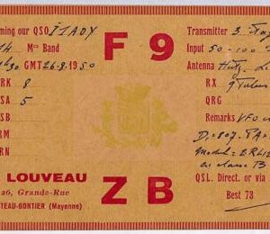 ad9065 - FRANCE - RADIO FREQUENCY CARD   - 1950