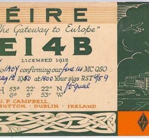 ad9191 - IRELAND - RADIO FREQUENCY CARD - Dublin -  1950