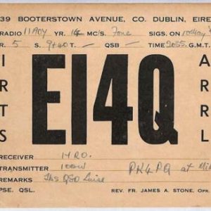 ad9189 - IRELAND - RADIO FREQUENCY CARD -  1950