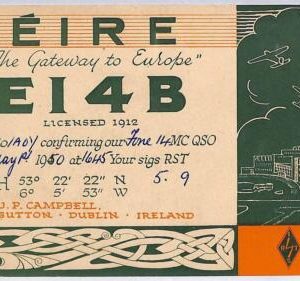 ad9190 - IRELAND - RADIO FREQUENCY CARD - Dublin -  1951