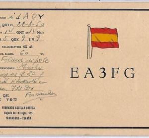 ad9253 - SPAIN - RADIO FREQUENCY CARD -  1959